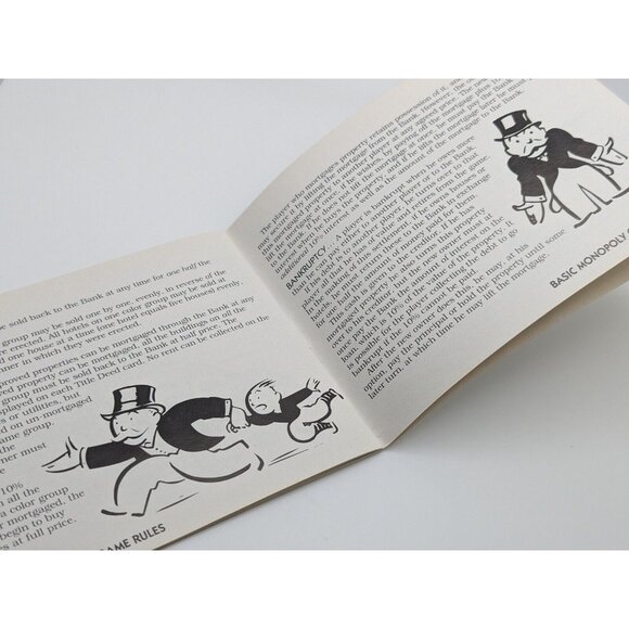 Monopoly (Nintendo Nes, 1991) Manual Booklet Only Parker Bros - Picture 6 of 6